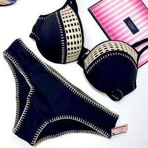 🔥🏖VICTORIA SECRET  swimsuit The Fabulous/push-up   cheeky  New